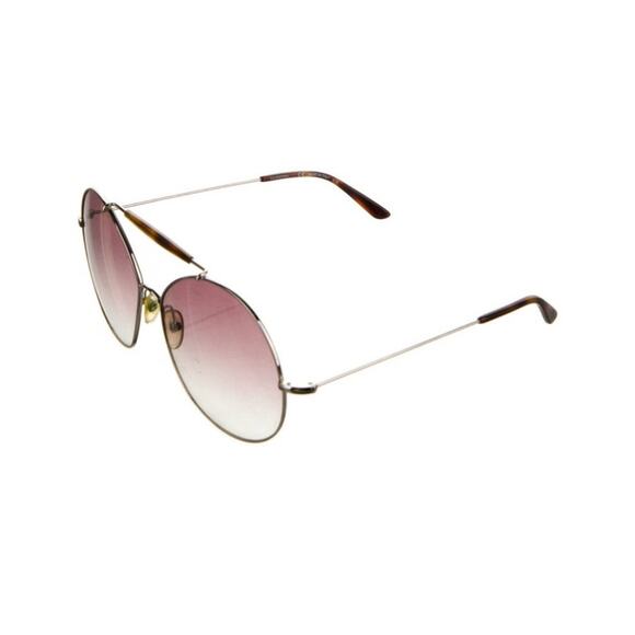 Valentino Aviator Gradient Brown Tortoise Shell Frame Sunglasses - Picture 3 of 4